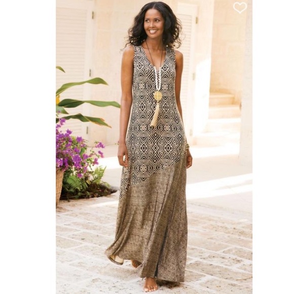 Soft Surroundings Tulum Maxi Dress - Picture 1 of 2